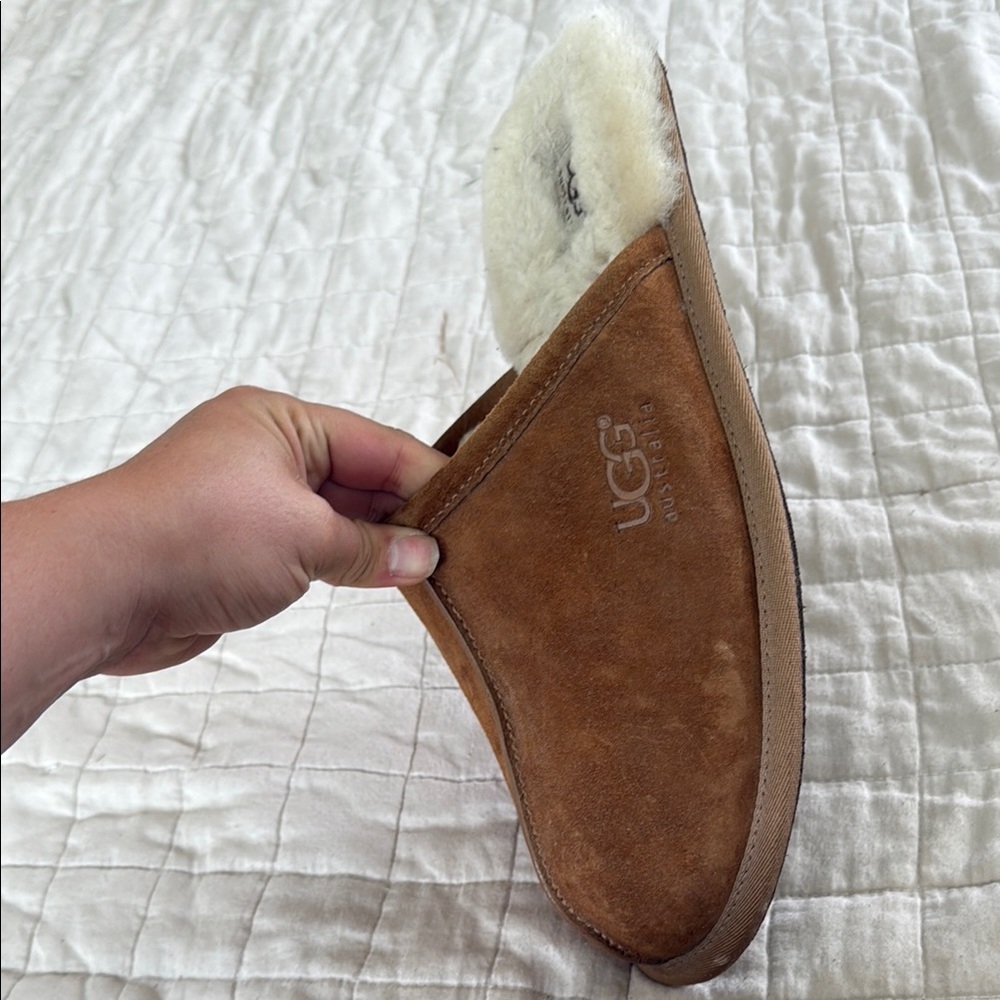 Ugg Chestnut Shearling Slip-Ons - image 6